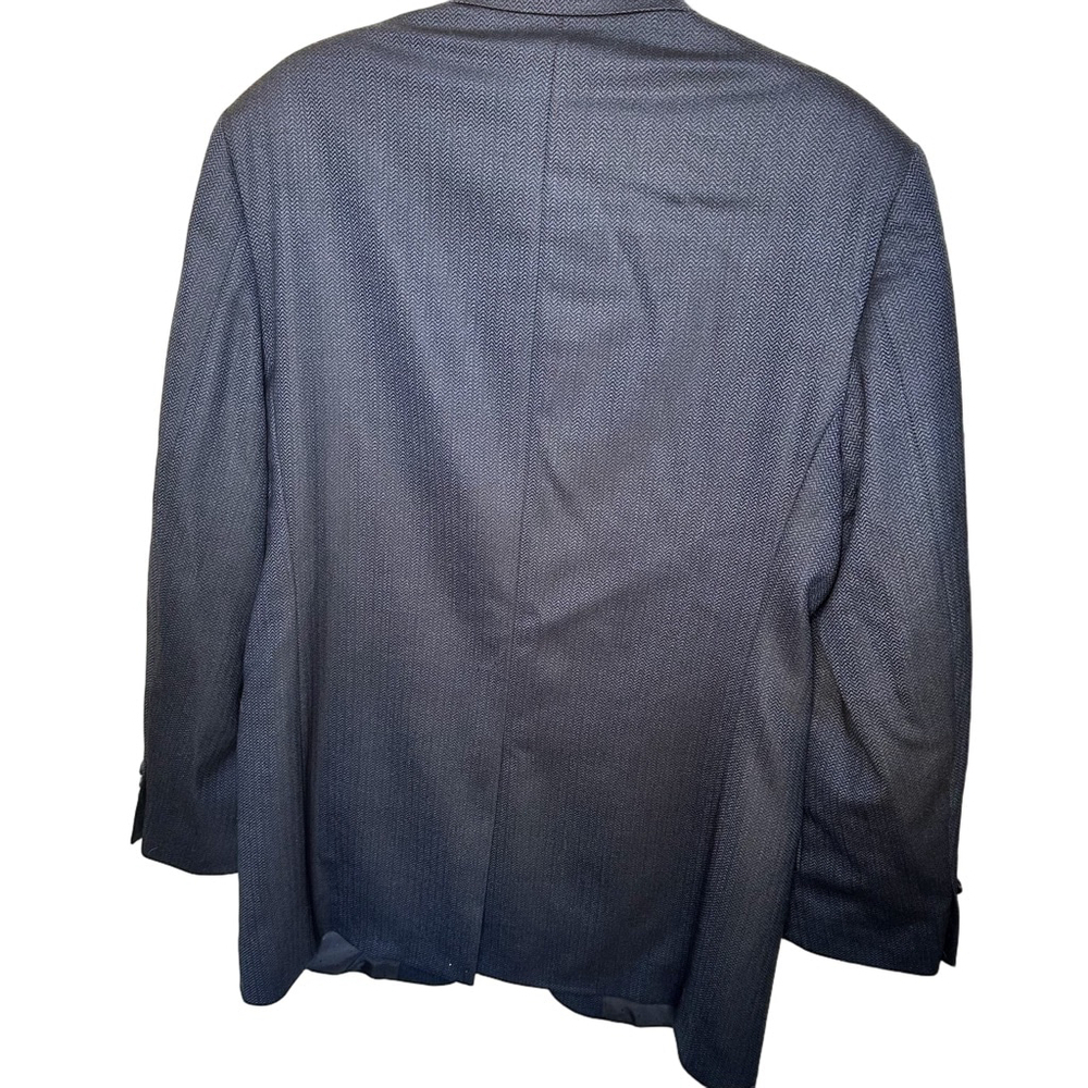 Men's Turnbury Navy Blue Wool Sport Coat Blazer 42L - Picture 2 of 5
